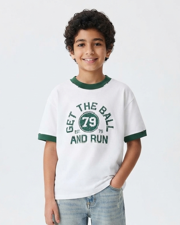 Boys Printed 79 Half Sleeves T-shirt