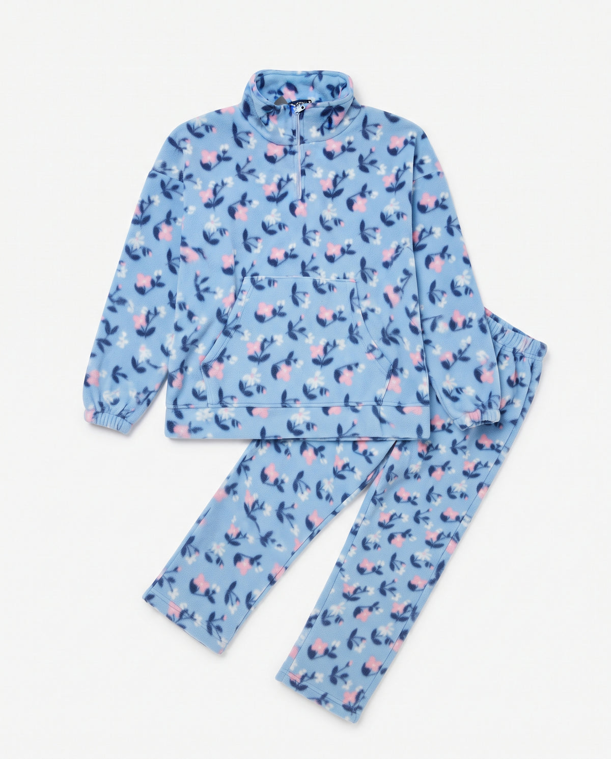 Women Pyjama W/Half Zipper