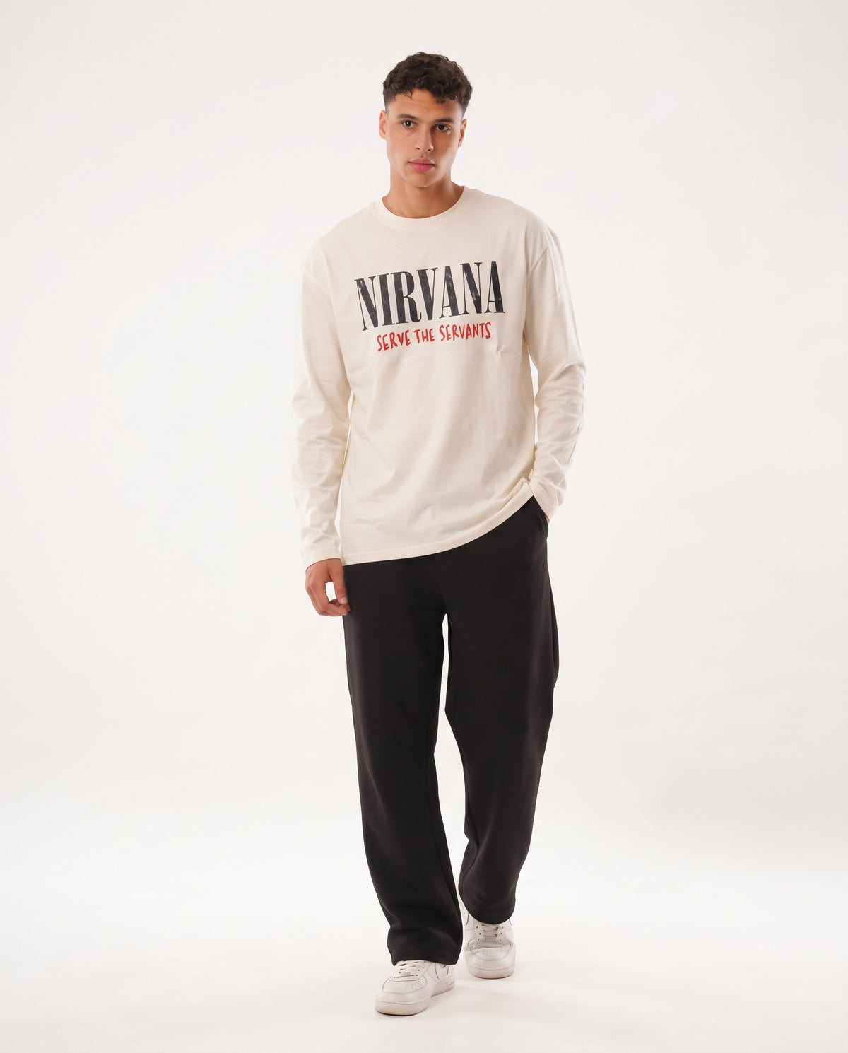 Men Printed Nirvana Sweatshirt