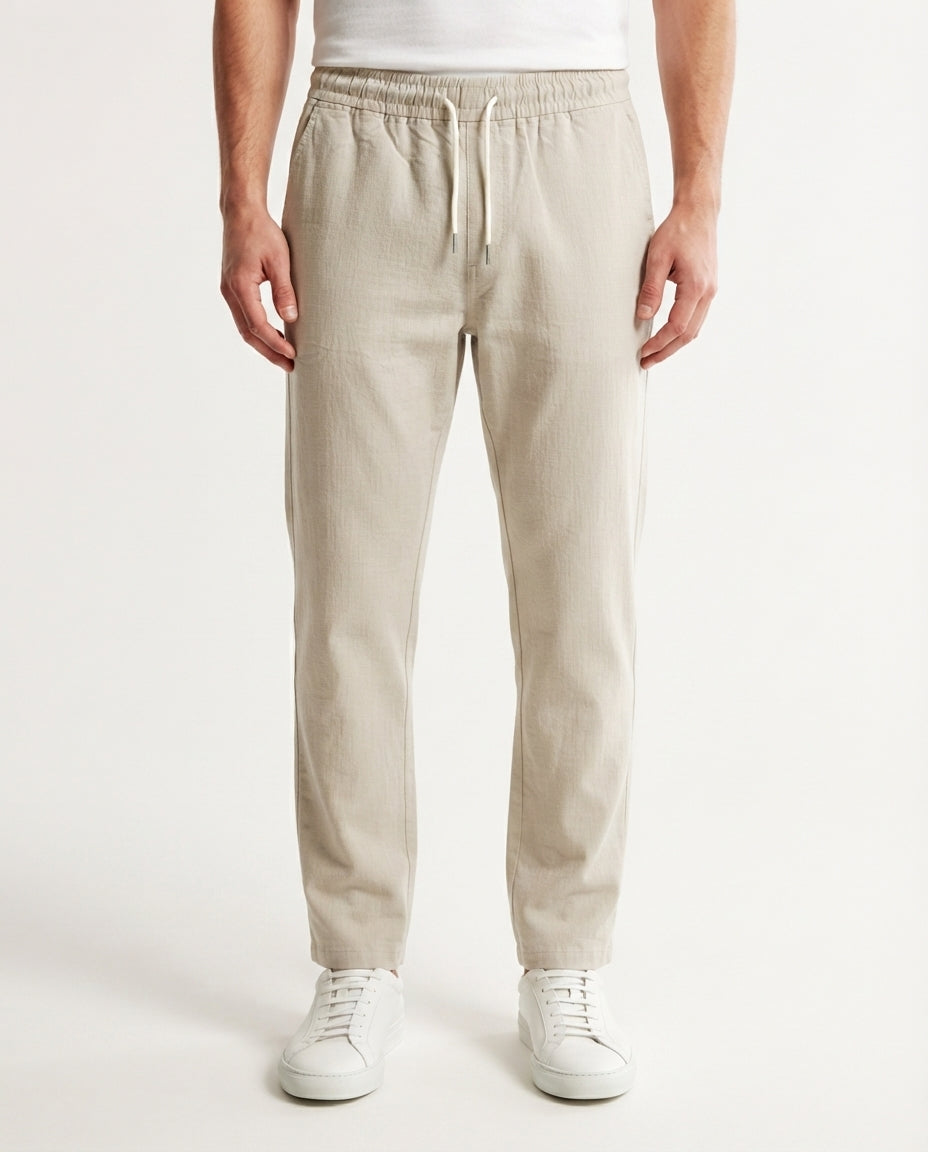 Relaxed-Fit Linen Trousers