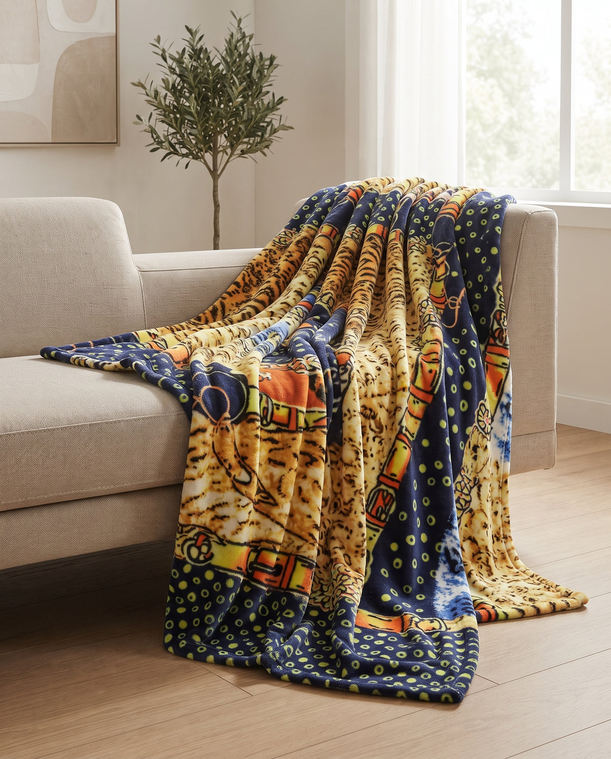 Printed Polar Blanket 180*220