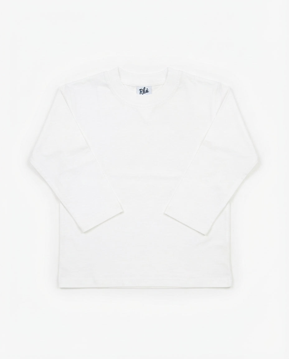 Boys Plain Long Sleeves T-Shirt
