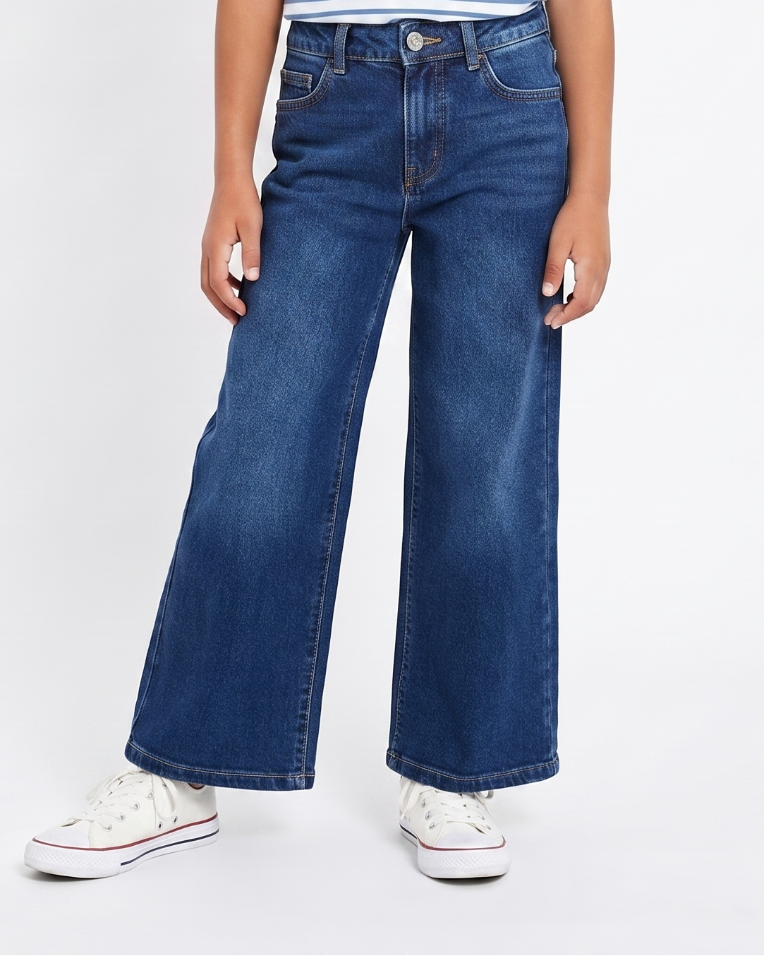 Girls Jeans Wide Leg Pant