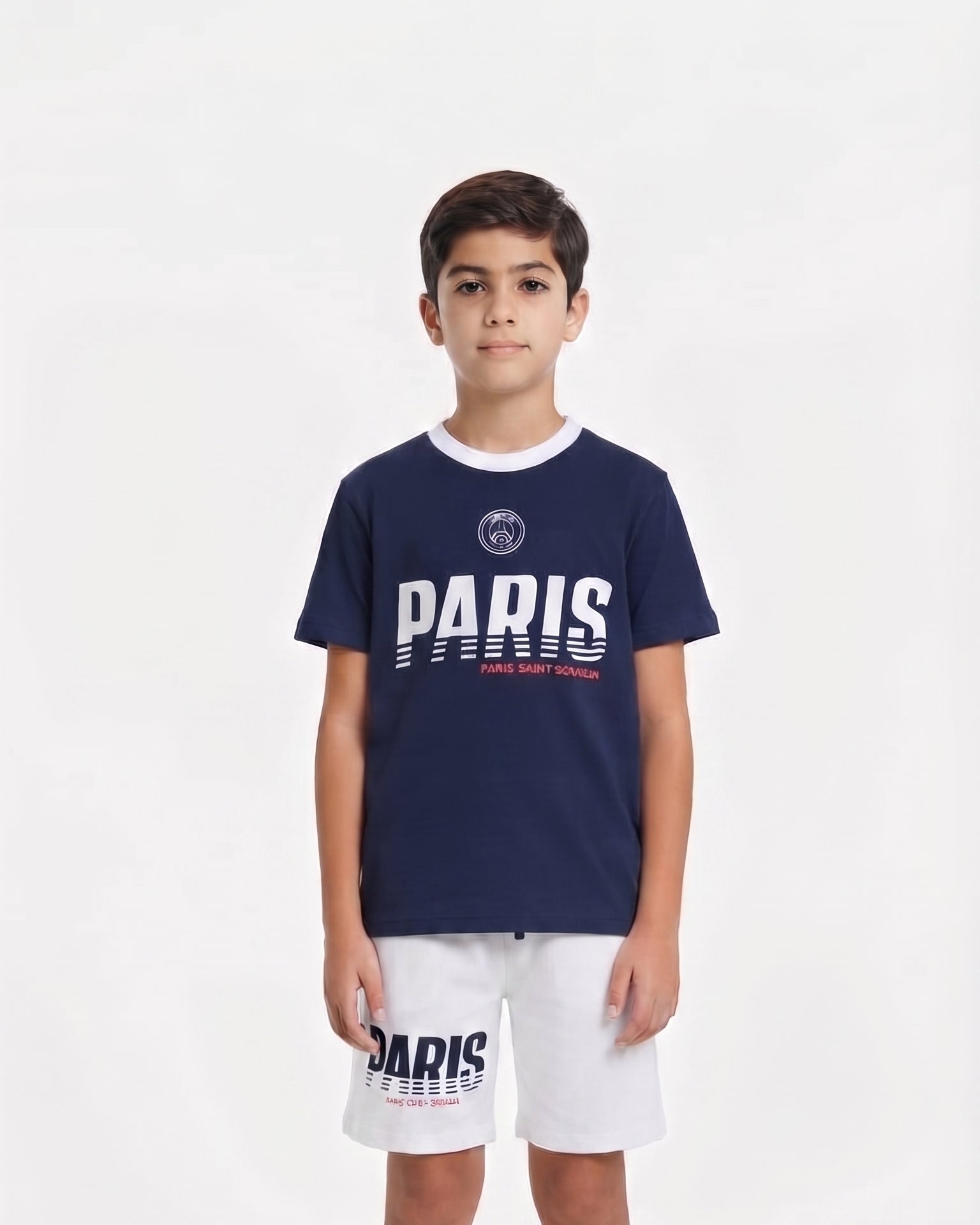 Boys Printed Half Sleeves Top W/Short Pyjama