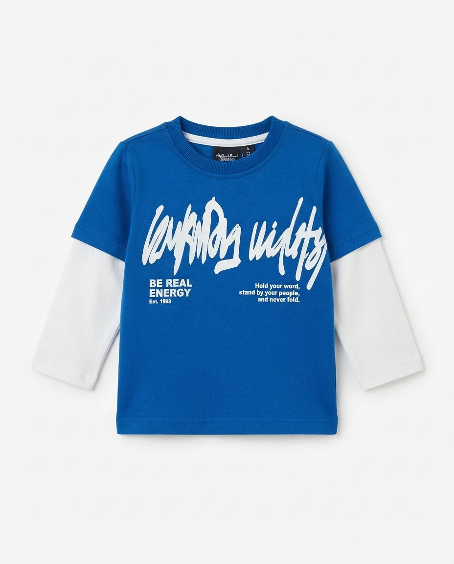 Boys Long Sleeves Printed T-shirt