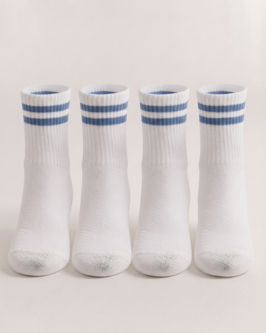WOMEN COTTON HALF SOCKET SOCKS PACK 2PC