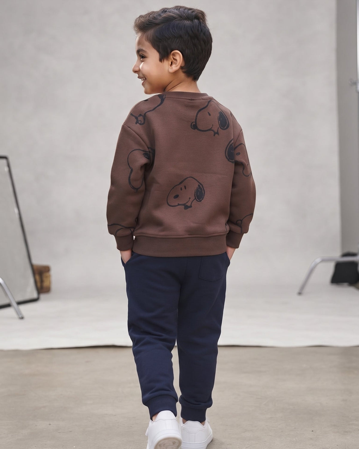 Boys Printed Snoopy Sweatshirt