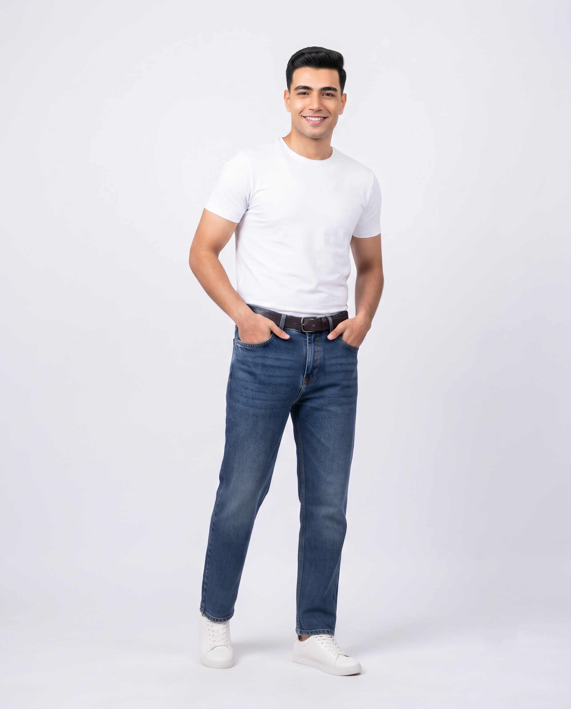 Men Jeans Pant Baggy Fit W/5 Pocket