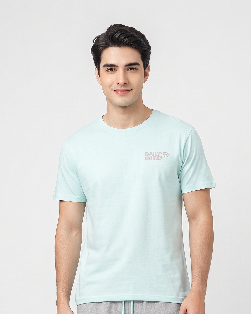 Men Printed Half Sleeves Top & Plain Short Pyjama