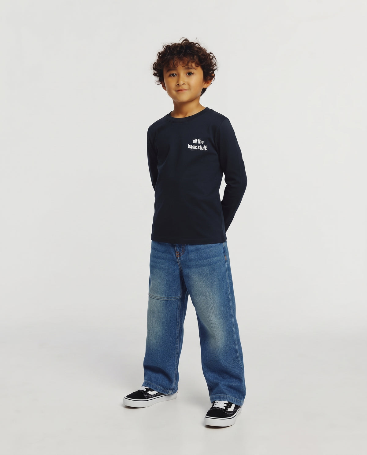 Boys Embroidred Long Sleeves T-Shirt