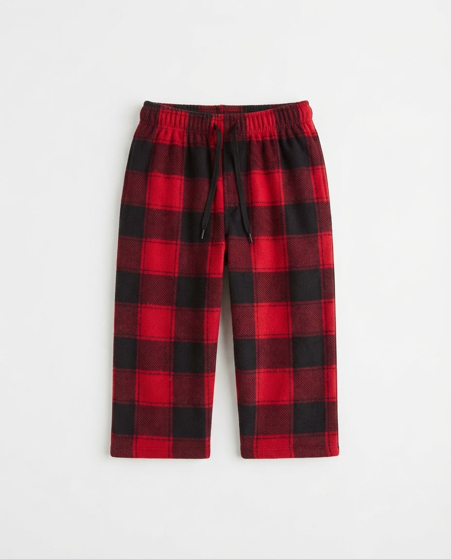 Boys Plaid Sweatpant