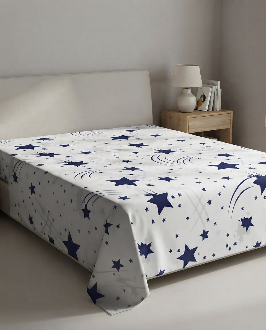 Cotton Flat Sheet Set 3pc 240*260CM