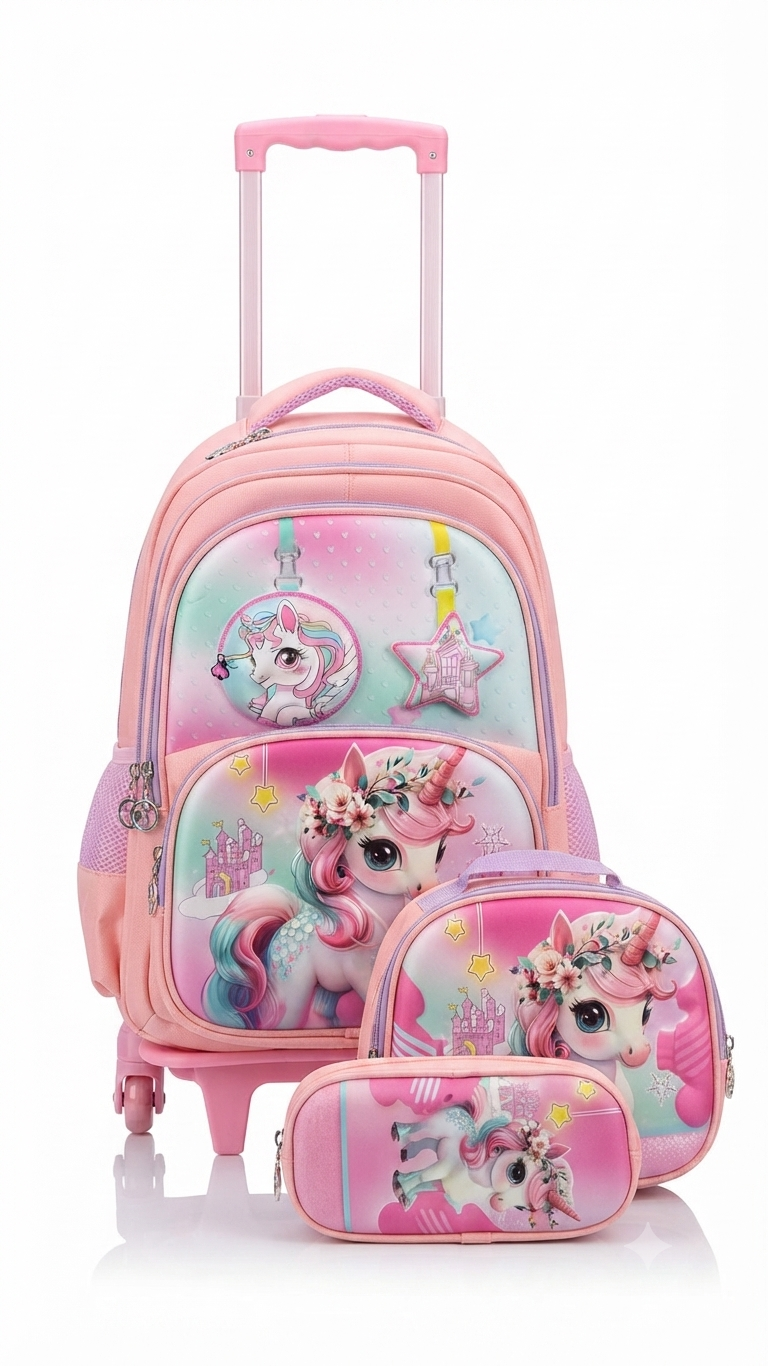 Trolly School Bag 4pc