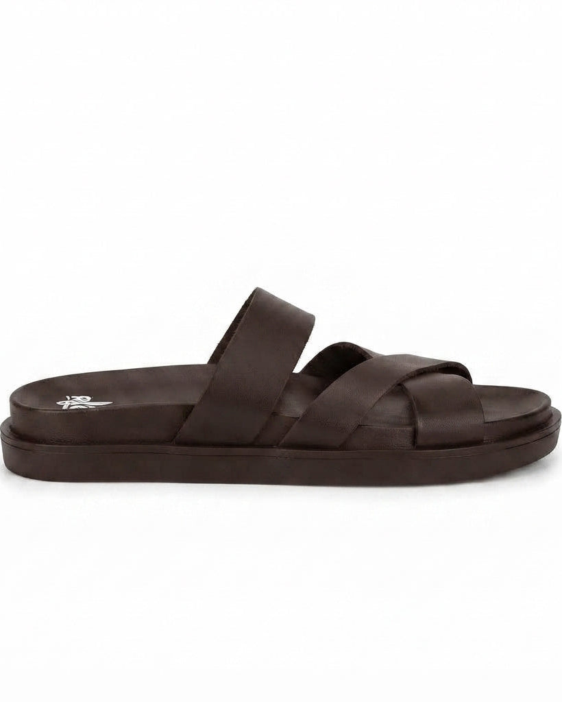 Men Genuine leather Slipper