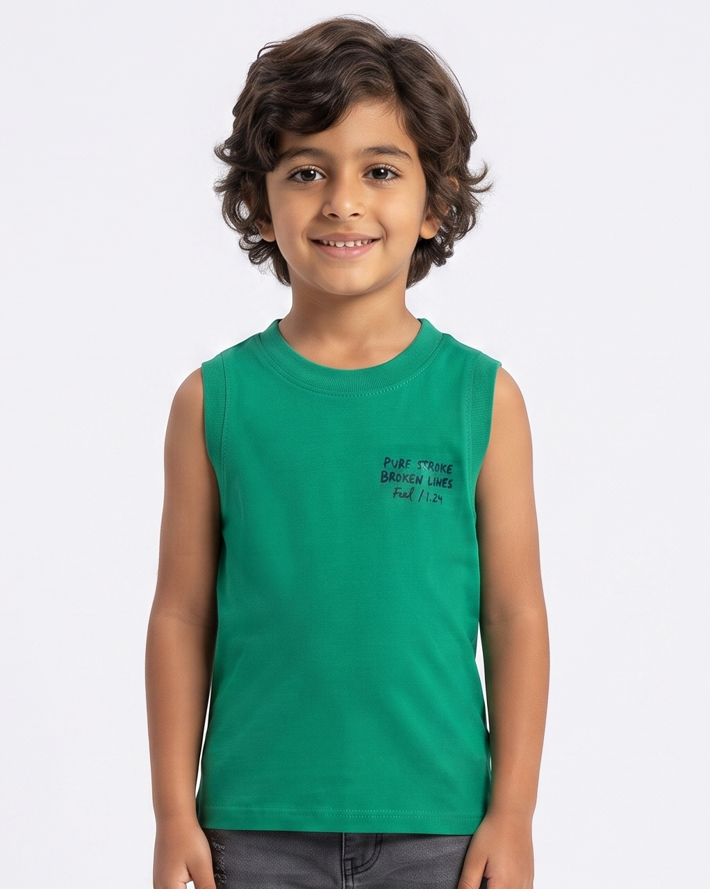 Boys Printed Cut T-shirt