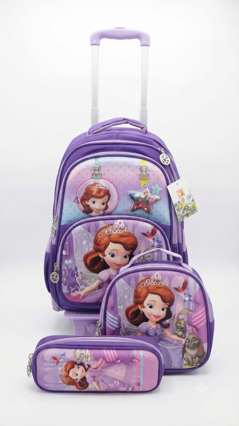 Trolly School Bag 4pc