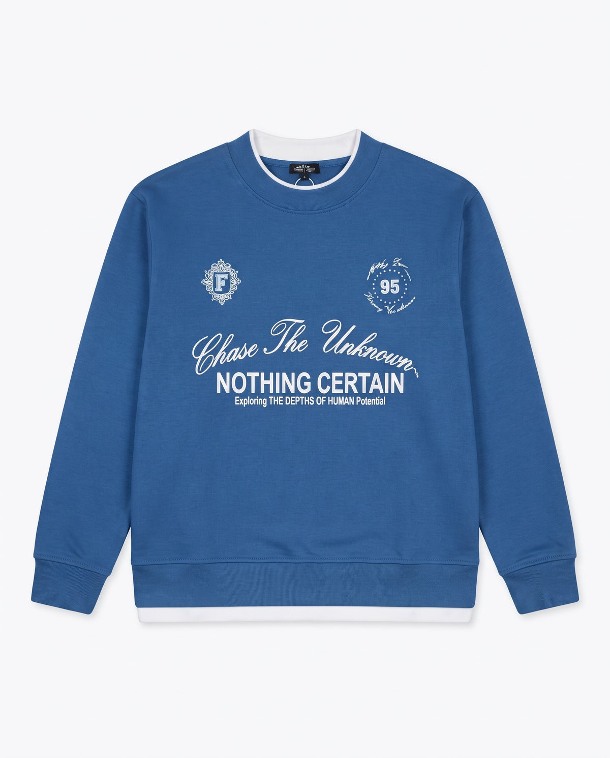 Men Printed Nothing Certain Sweatshirt Boxy fit