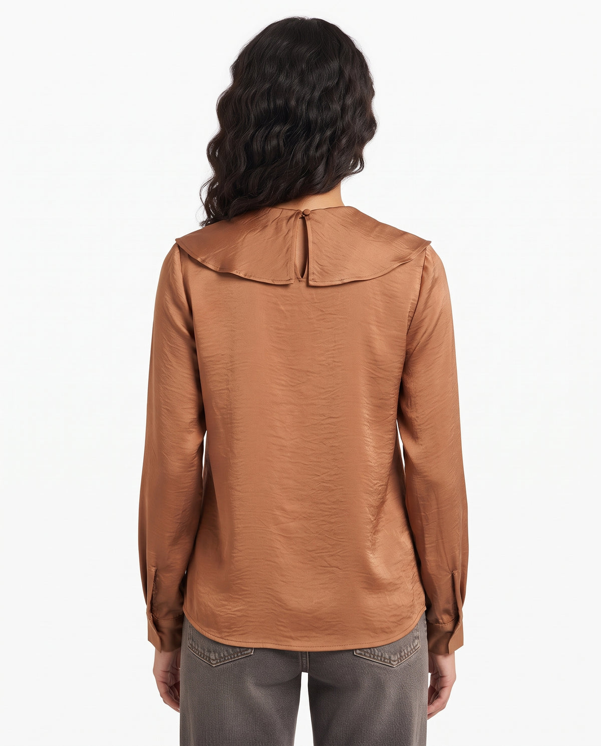 Women Satin Casual Blouse