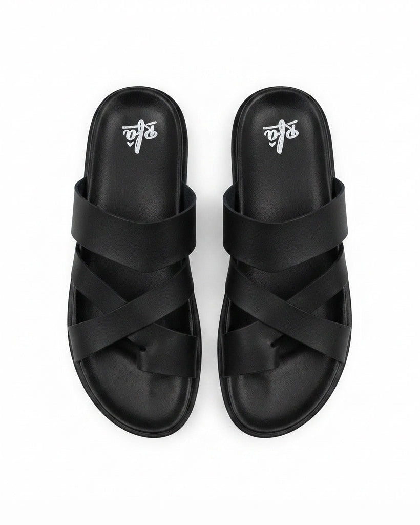 Men Genuine leather Slipper