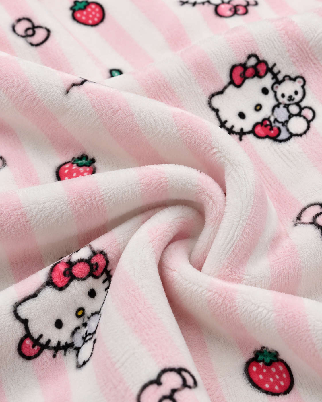 Girls Printed Kitty Pyjama