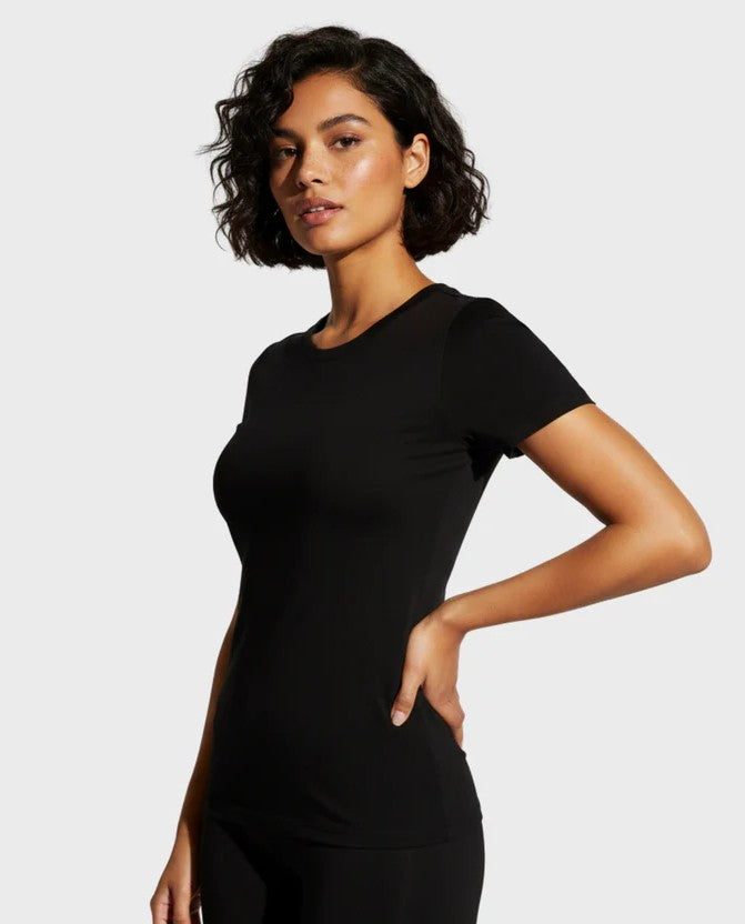 Women Plain Half Sleeves T-Shirt W/Round Neck _ XL-XXL