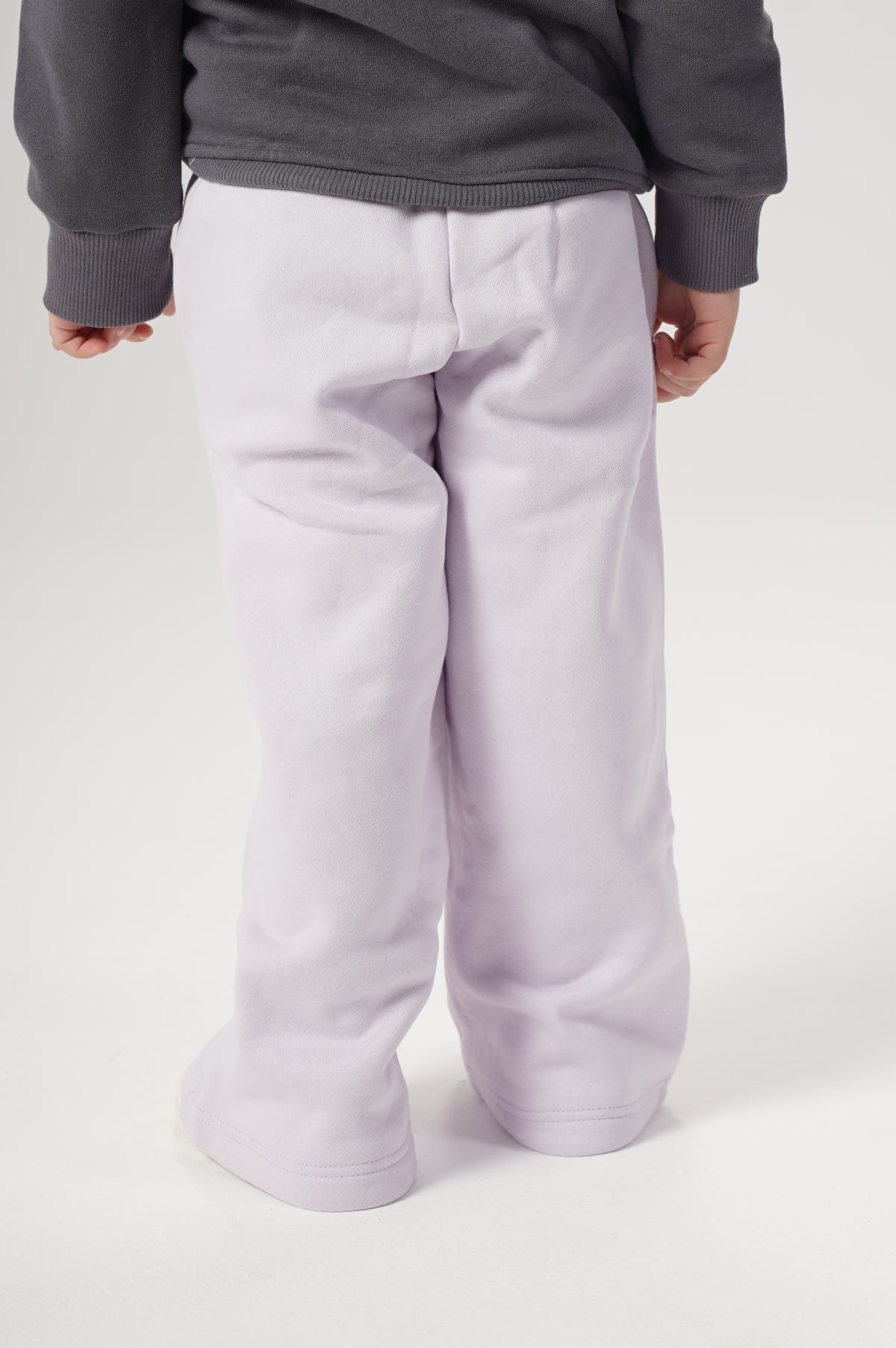 Girls Wide Leg Plain Pants