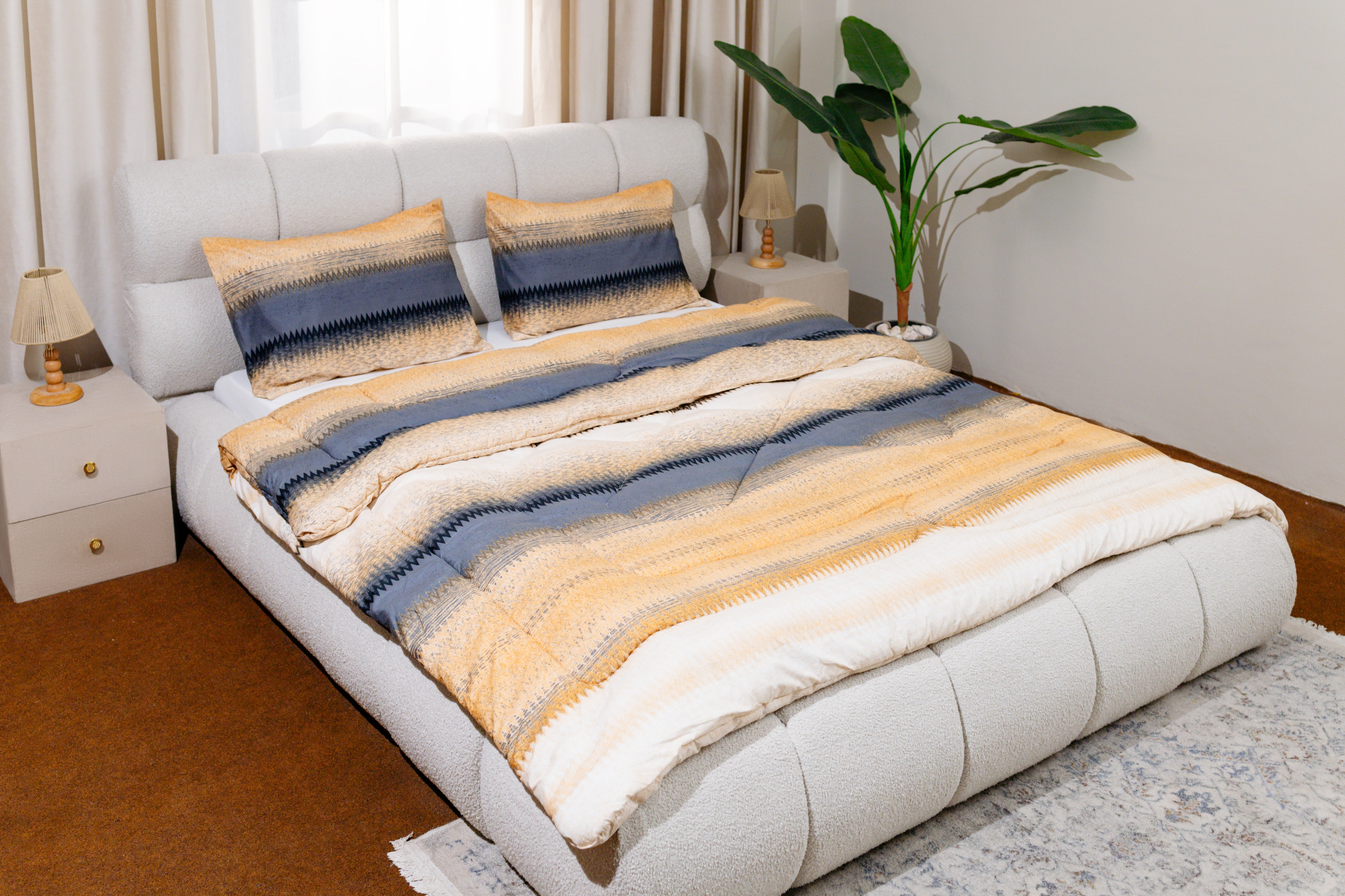 طقم لحاف فايبر