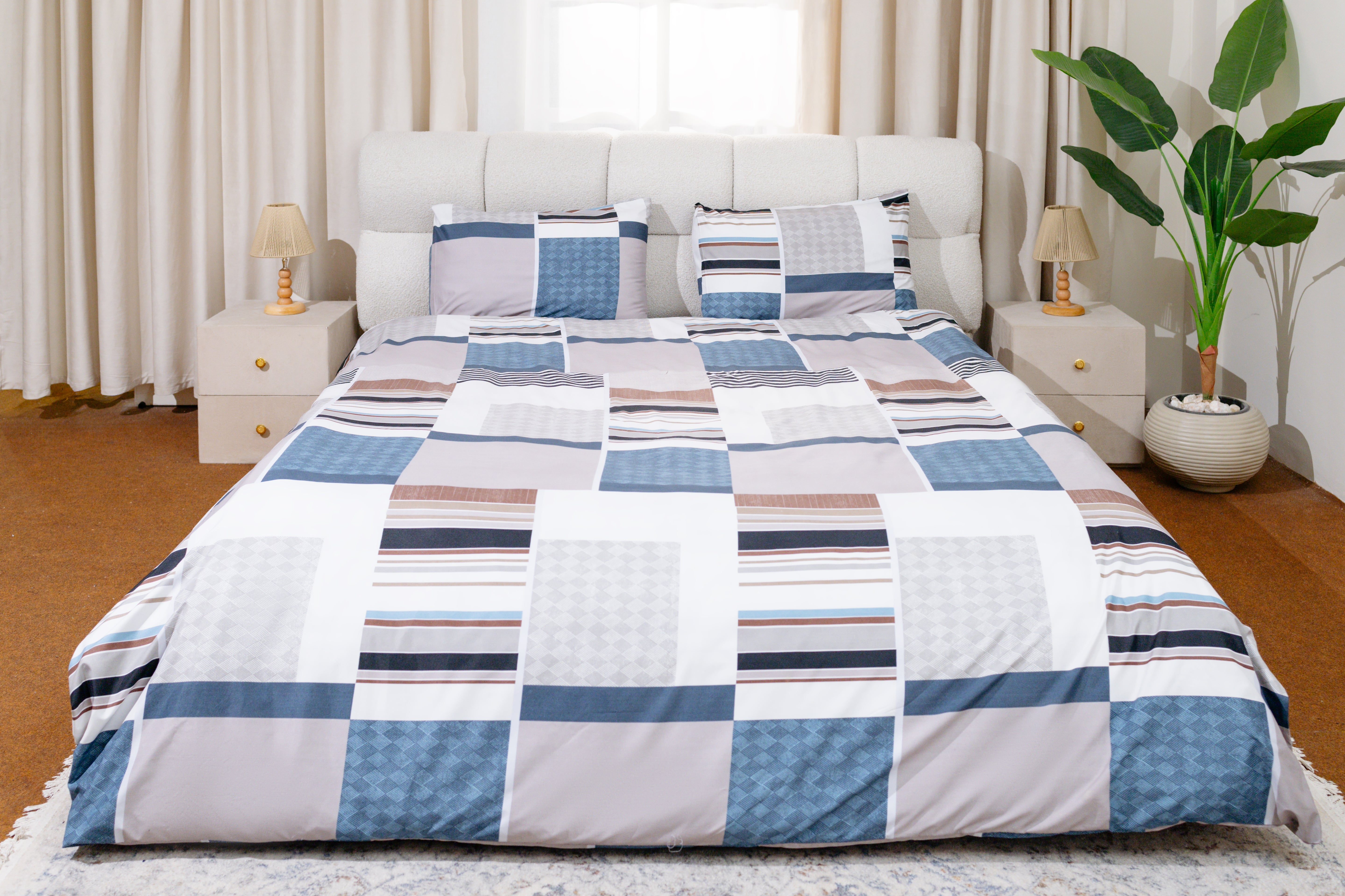 طقم غطاء لحاف + ٢ غطاء وسادة