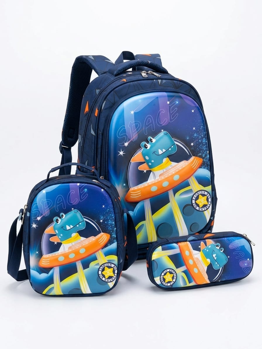 Kids 3-Piece School Bag Set