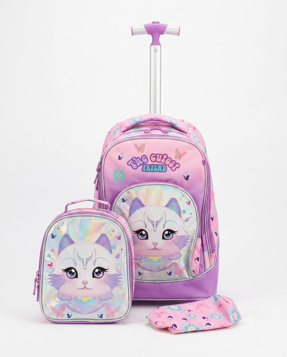 Trolley School Backpack Kitty