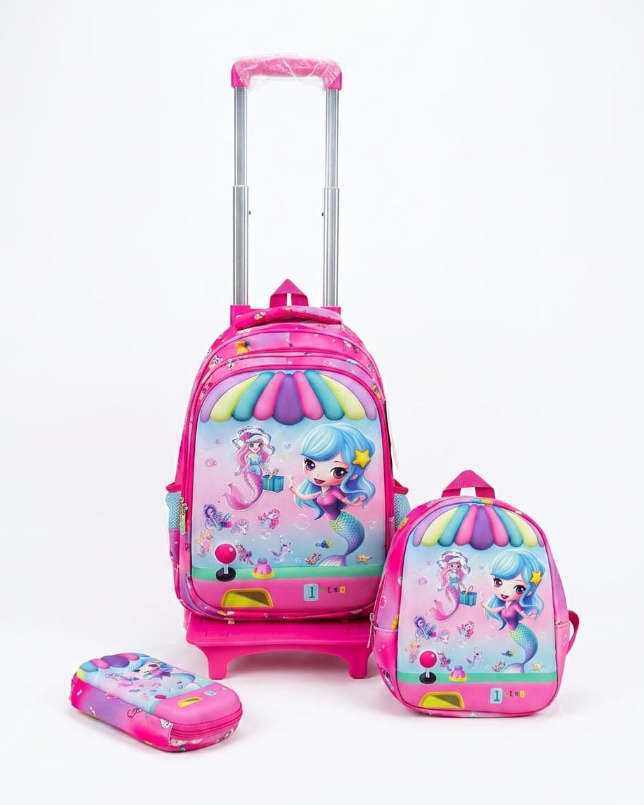 Trolley School Backpacks Bunny 3pc