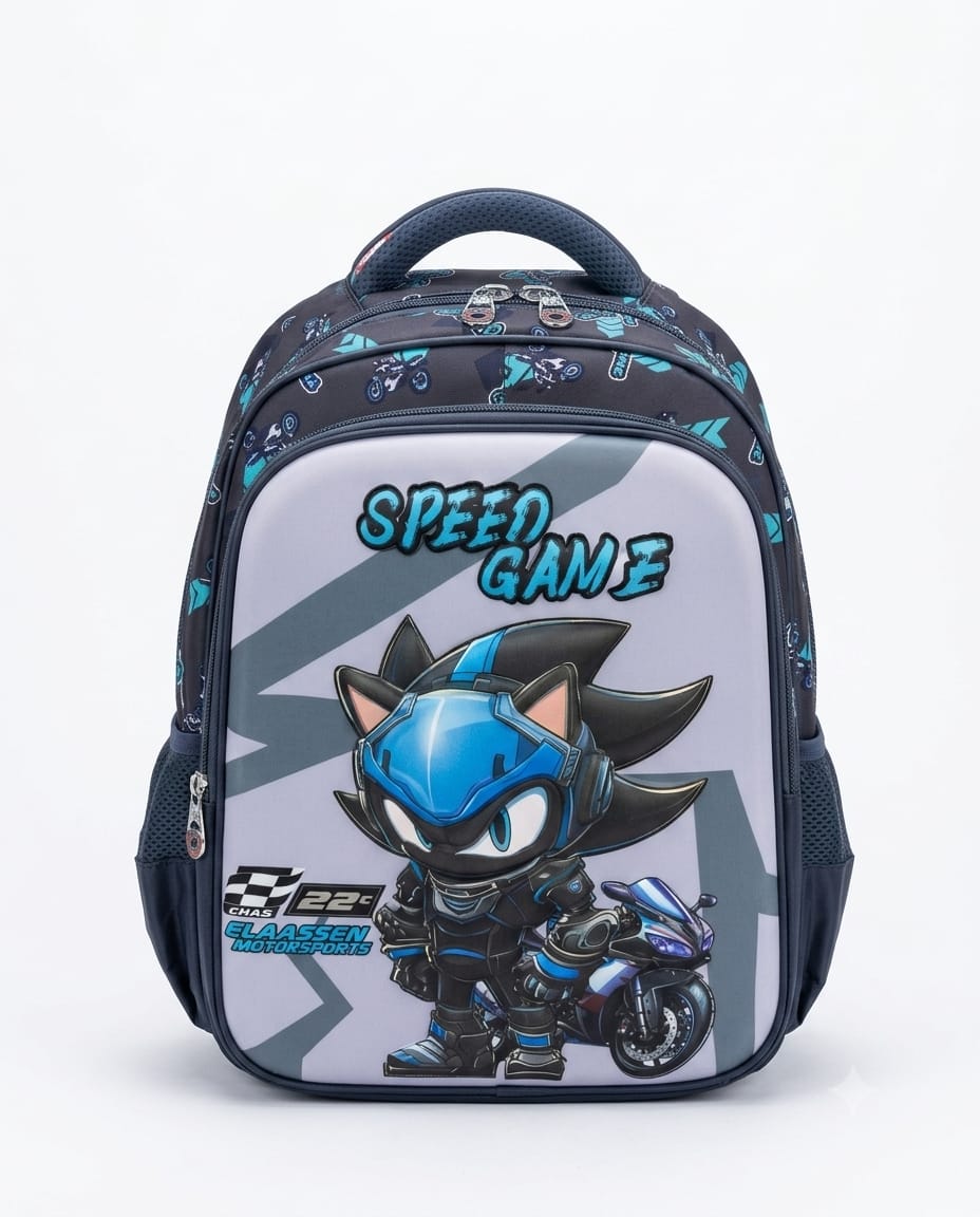 School Backpack Robot Warrior