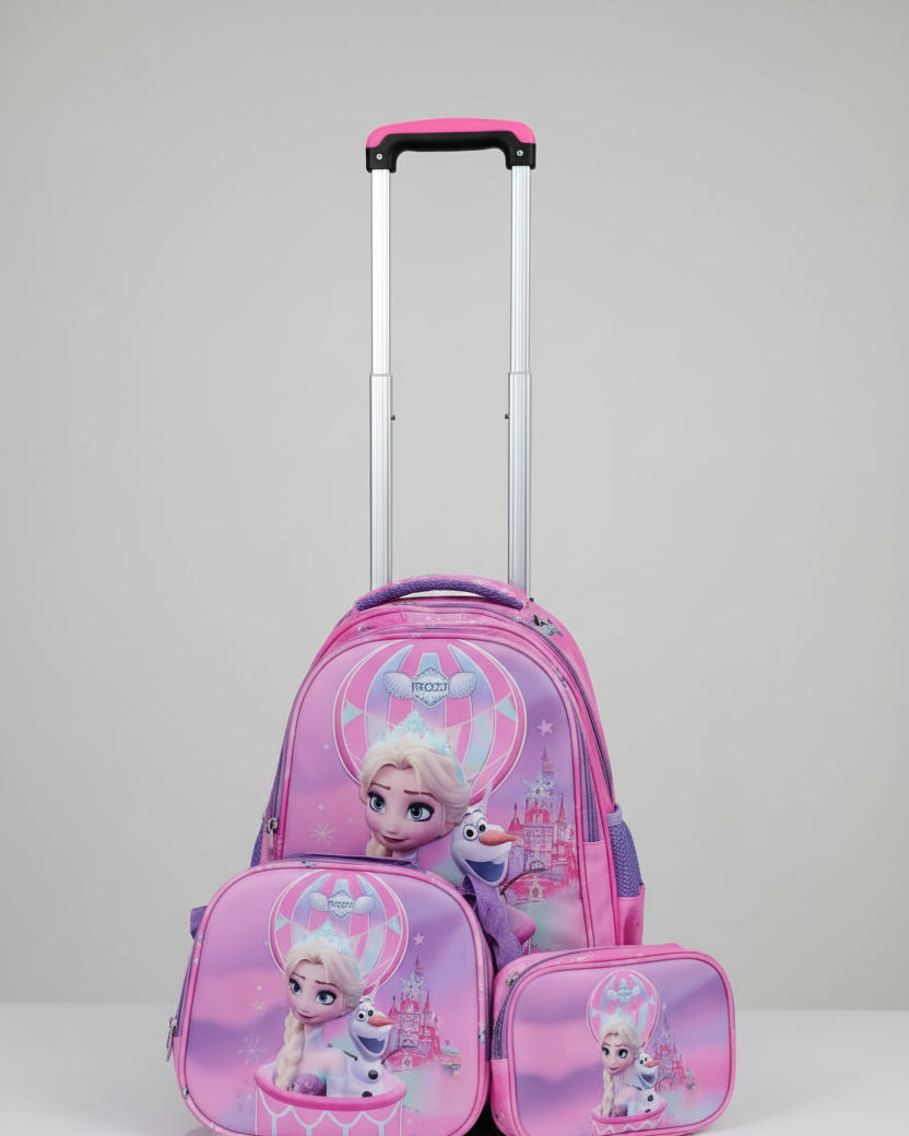 School Trolley Bag 4pc