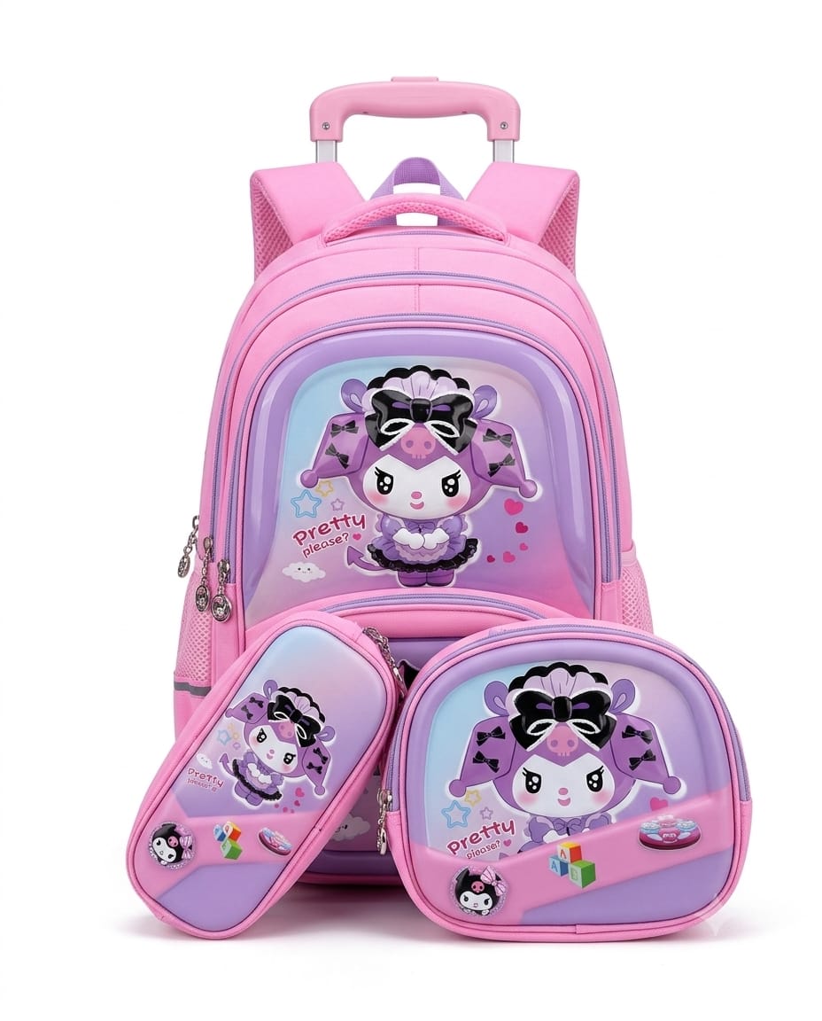 Trolly School Bag 4Pc