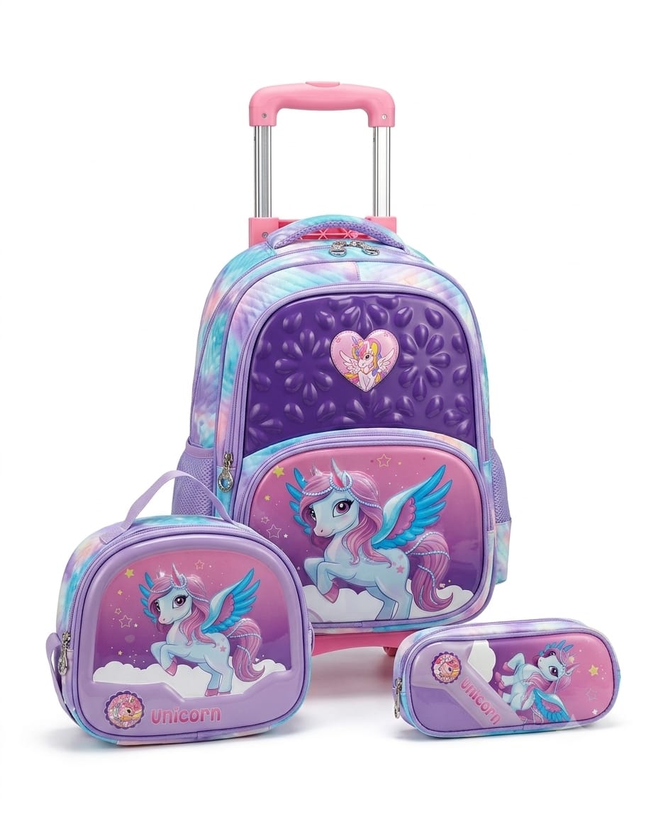 School Trolly Bag 4Pc