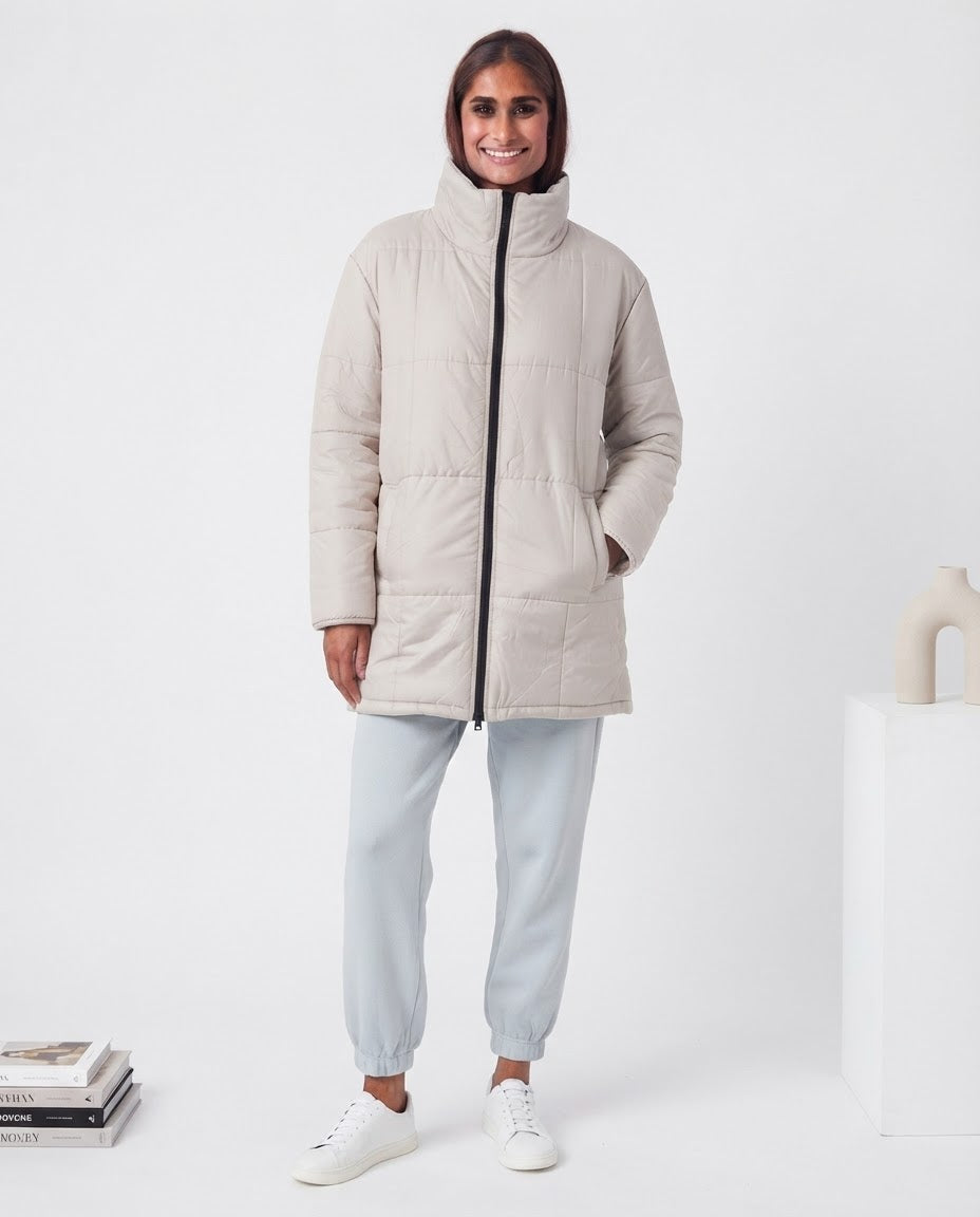 Women Long Sweater W/Zipper