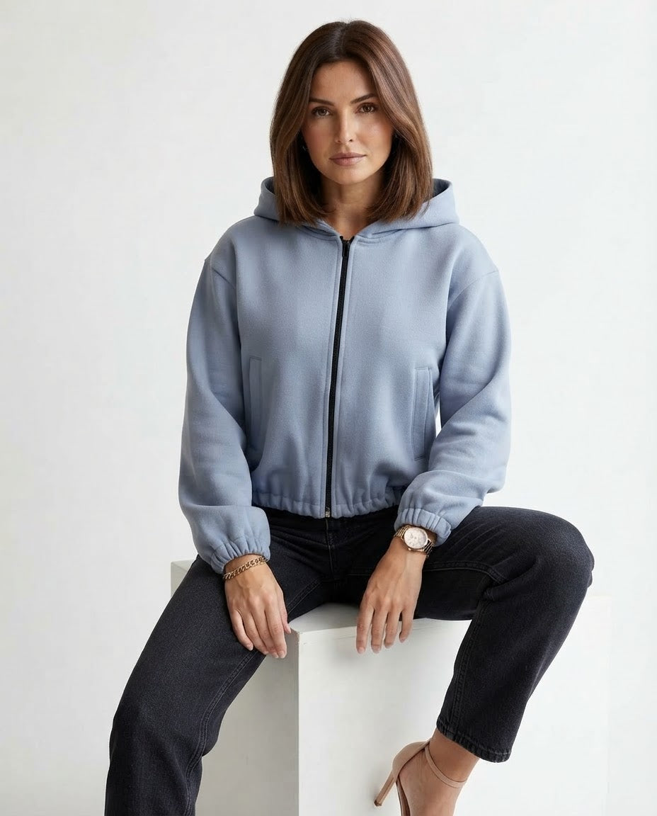 Women Hodded Gogh Jacket