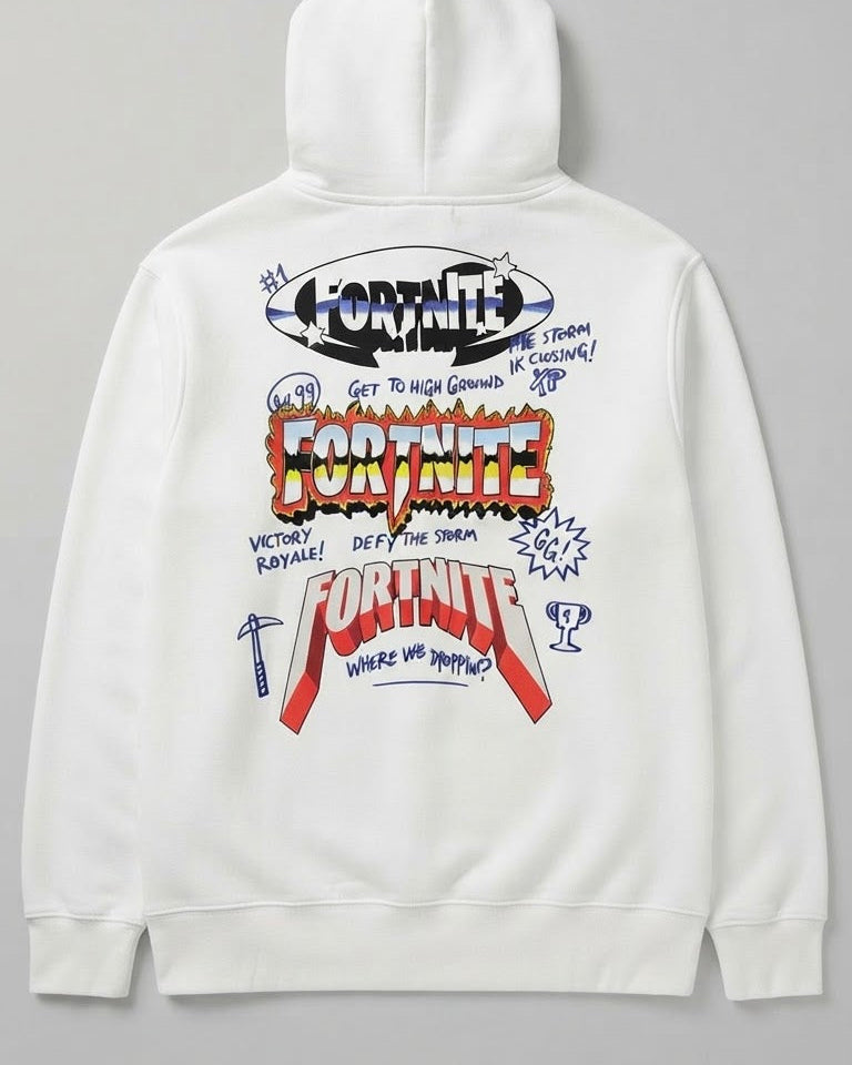 Boys Hodded Printed Fortnite Sweatshirt