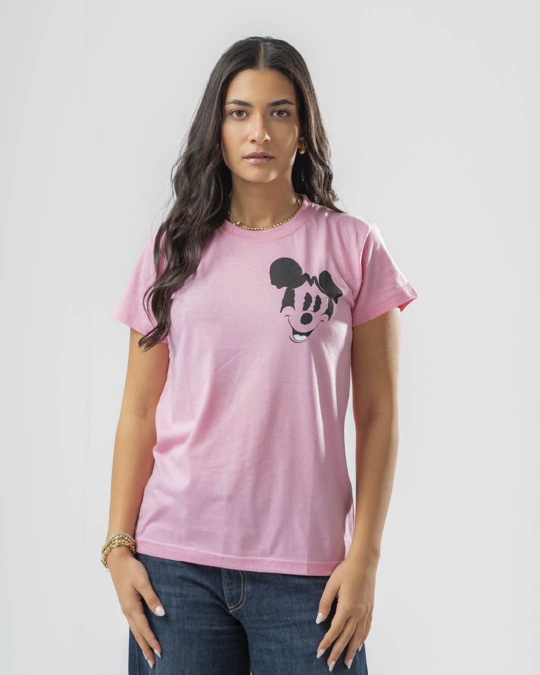 Double Printed Womens Short Sleeve T-shirt