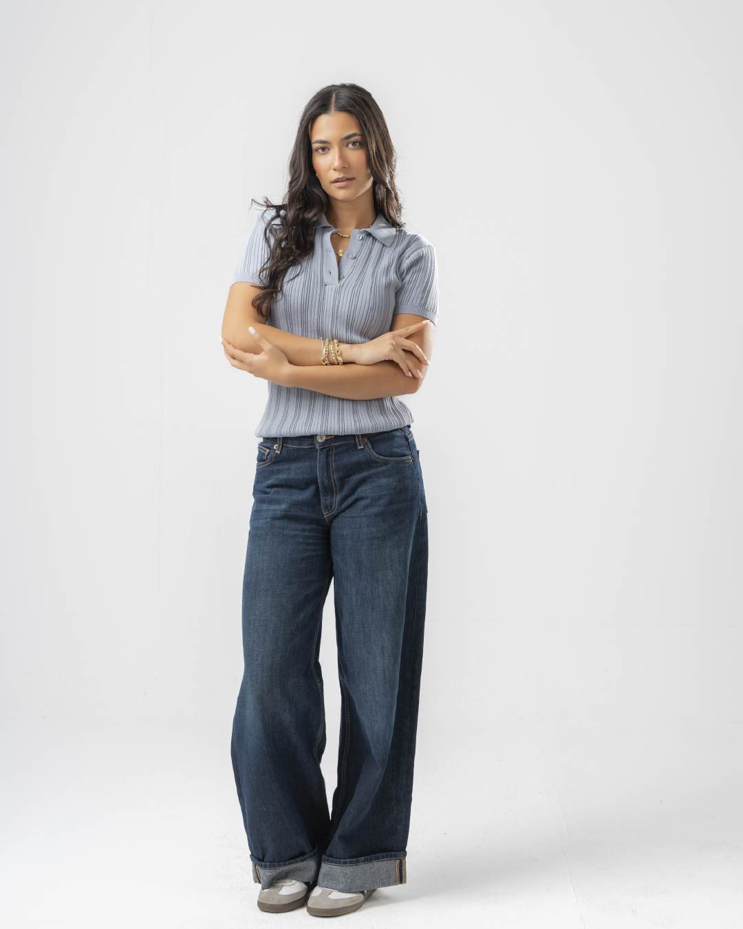 تي شيرت للنساء محبوك