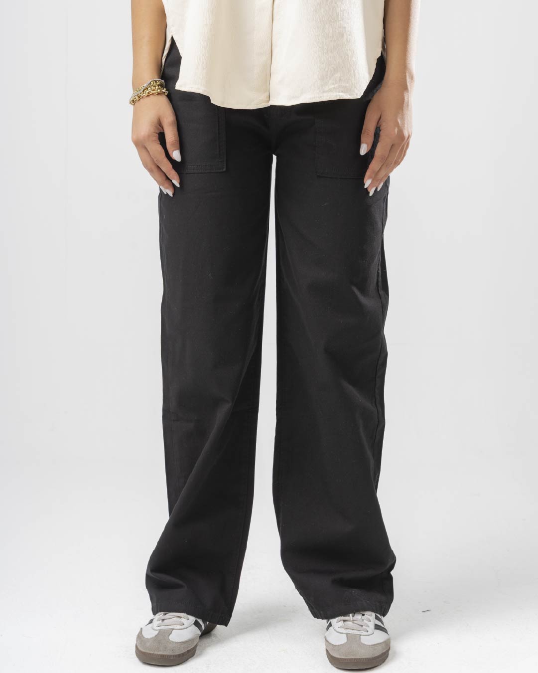 بنطلون جابردين نسائي