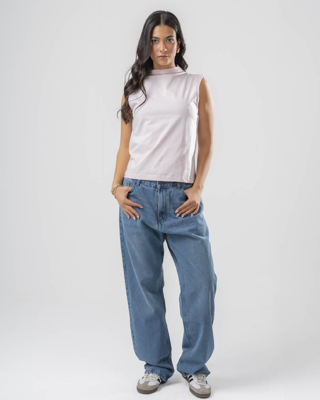 Women's Sleeveless T-shirt Plain