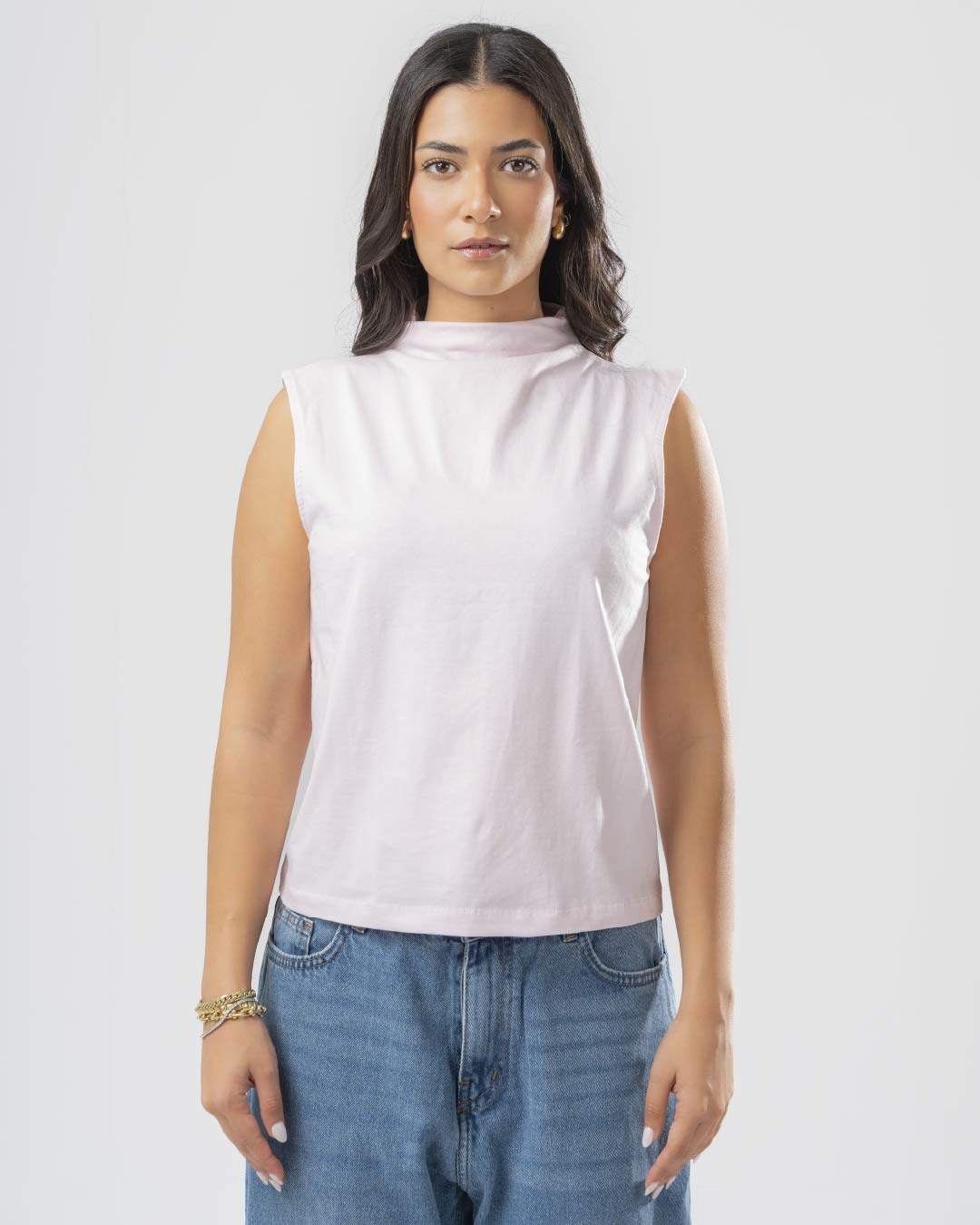 Women's Sleeveless T-shirt Plain
