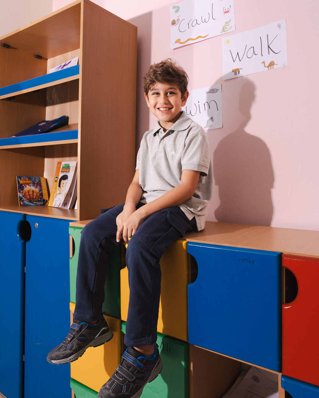 بنطلون واسع مع جيوب