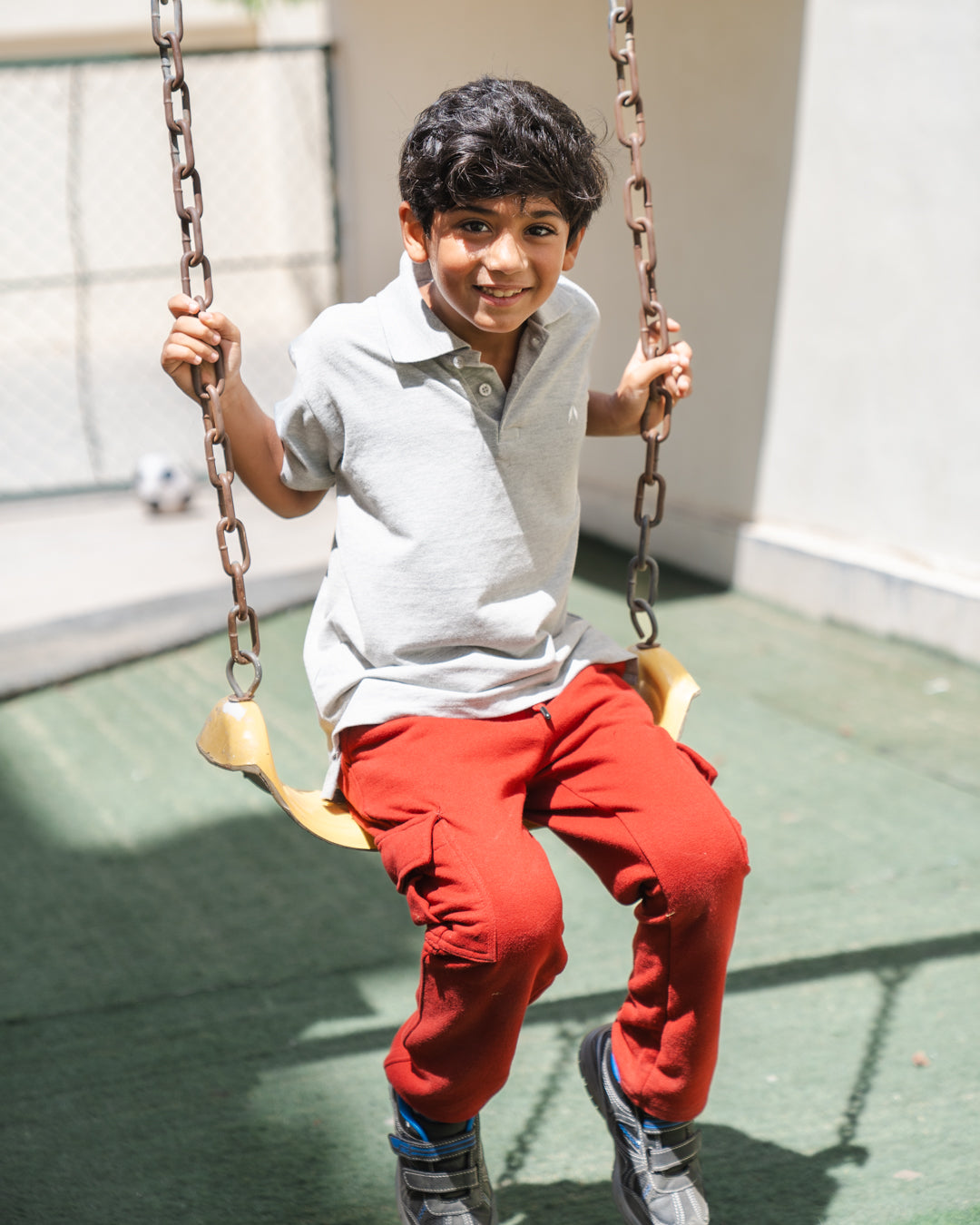 بنطلون واسع مع جيوب