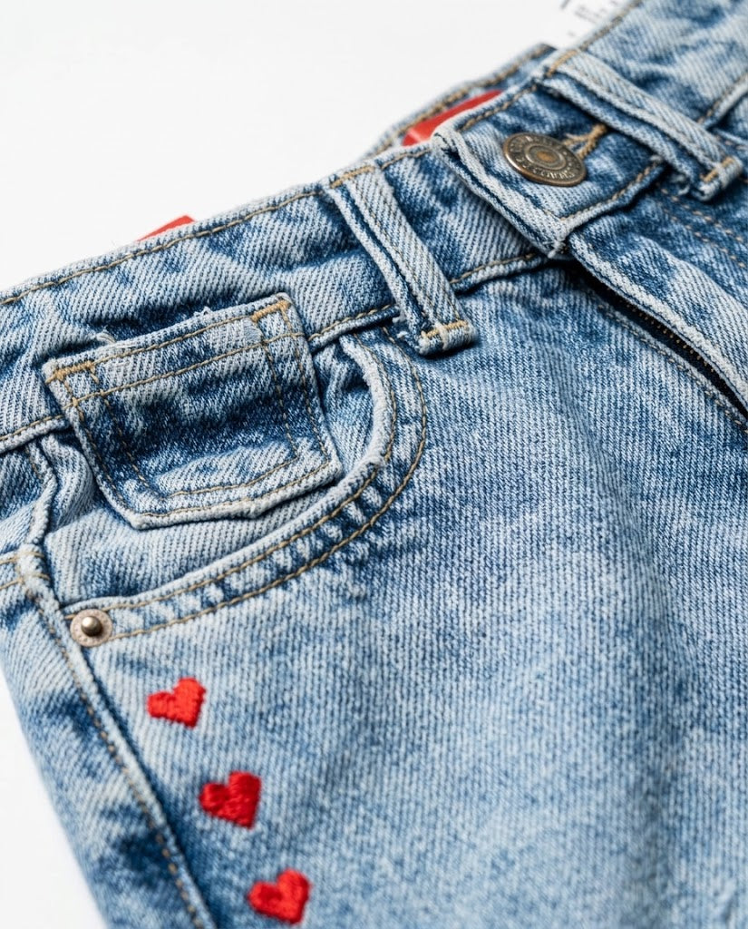 Girls Jeans Pant Baggy Fit