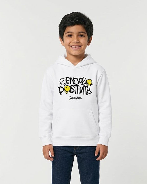Boys Hoodied Double Printed Sweatshirt