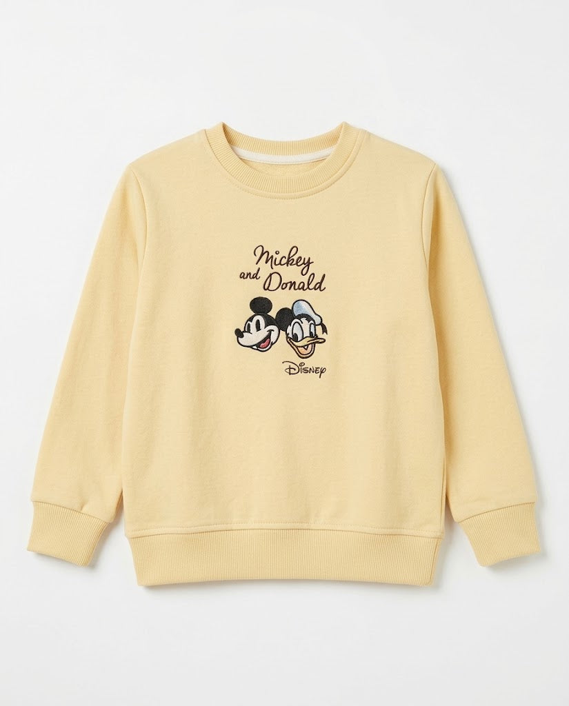 Boys Printed Sweatshirt W/Round Neck