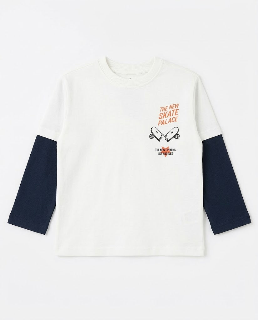 Boys Printed Long Sleeves T-Shirt