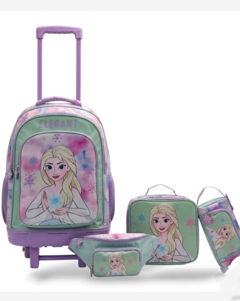 School Trolly Backpack set 4pc